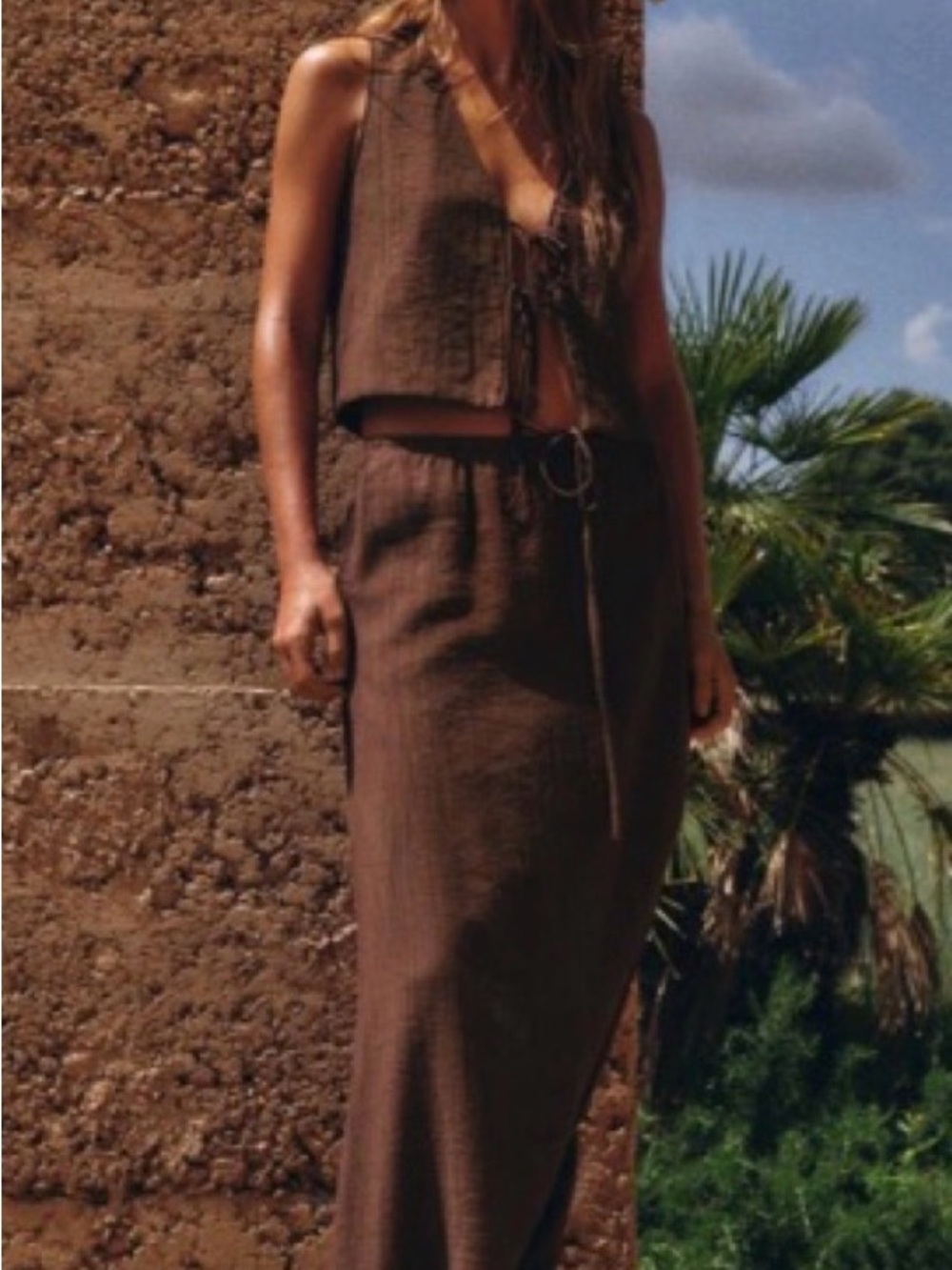 Zara 2 piece skirt set size xs